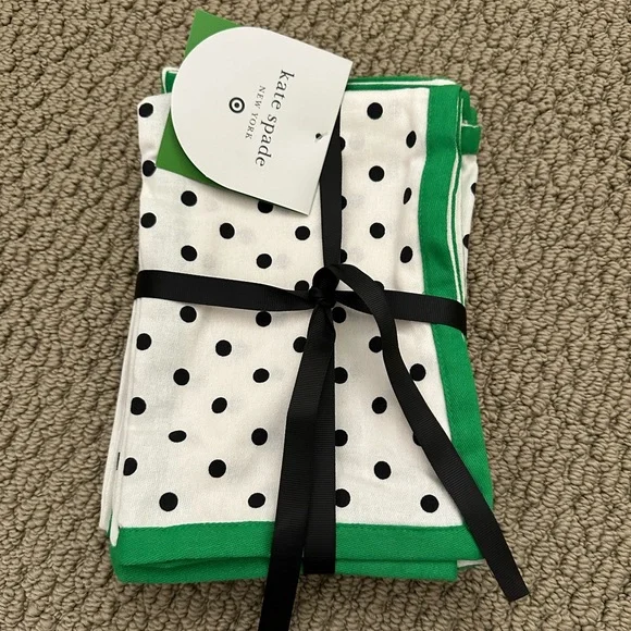 Kate Spade for Target Set of Four Dinner Napkins NWT Tag - Picture 1 of 1